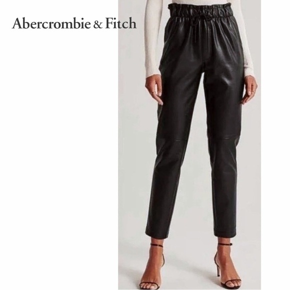 Abercrombie & Fitch Pants - Abercrombie & Fitch Faux Leather Pant